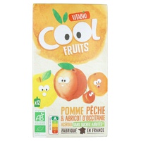 Sachê de maçã, pêssego e damasco da Occitania Acerola 12 unidades de 90g - Vitabio