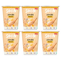 Pacote de iogurte natural de aveia e banana 6 unidades de 400g - Soon
