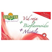 Videira Vermelha, Bioflavonóides e Mirtilo 20 ampolas - Fitomed