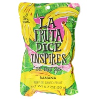 Snack de Banana Fruta Liofilizada 20 g - La Fruta Dice