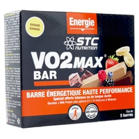Barrita Energética VO2Max Banana 5 barras de 45g - STC Nutrition