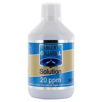 Solução Prata Coloidal 20 ppm 500 ml - Vecteur Energy