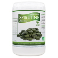 Spirulina Bio + Acerola Bio 1000 comprimidos - GPH Diffusion