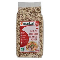 Quinoa Real Duo Vermelha e Branca 500 g - Markal