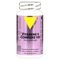 Vitaminas B Complex 100 100 comprimidos de 100mg - Vitall +