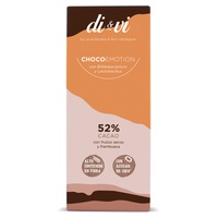 di&vi cacau 52% chocolate com nozes e framboesa 100 g (Cacau - Framboesa) - Diví