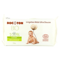 Toalhitas Bebé Ultra Suaves Bio 54 unidades - Bocoton