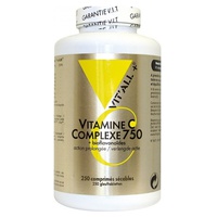 Vitamina C Complex 750 mg 250 comprimidos de 750mg - Vitall +