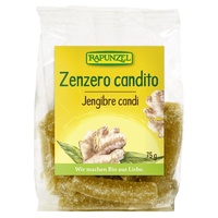 Gengibre Cristalizado Bio 75 g - Rapunzel