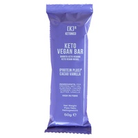 Vegan Keto Bar - Vanilla Cocoa 50 g (Baunilha - Cacau) - Ketonico