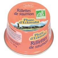 Rillettes de Salmão Bio 120 g - Phare d'Eckmühl