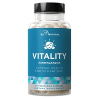 Vitality Ashwagandha 60 cápsulas vegetais - Eu Natural