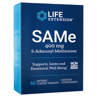 SAMe (S-Adenosil-Metionina) 60 tabletes - Life Extension