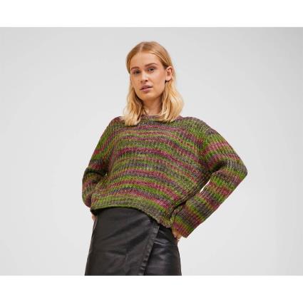 Jjxx Simone Space Dye Crew Neck Sweater  M Mulher