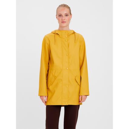 Vero Moda Malou Coated Coat Amarelo L Mulher