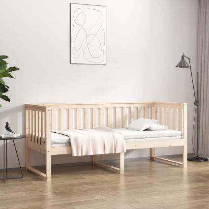 vidaXL Sofá-cama 80x200 cm madeira de pinho maciça