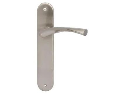 Manilla aluminio zeus 241x45 niquel satinado