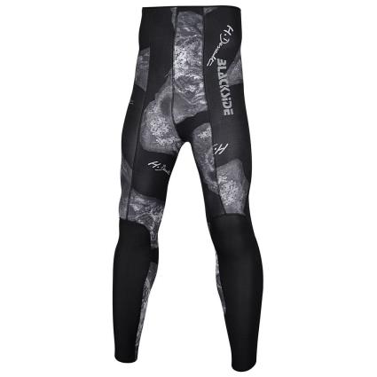H.dessault By C4 Black Side 5 Mm Spearfishing Pants  S