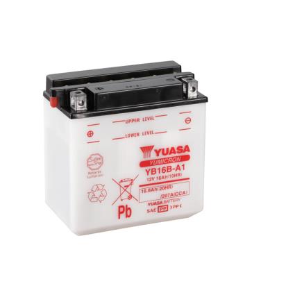 Bateria de moto yuasa yb16ba-1