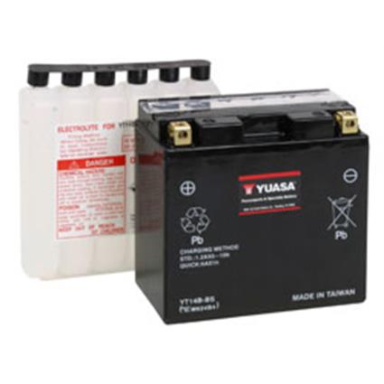 Bateria de moto yuasa yt14b-bs