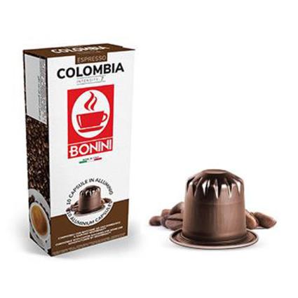 Café Colombia Alumínio Nespresso Bonini 10 cápsulas