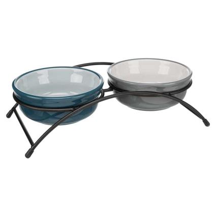 Trixie Set 2 Feeders 13 Cm Bowl  0.25 L