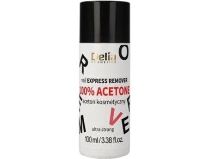 Removedor de Verniz DELIA Cosmetics Aceton 100% Ultra