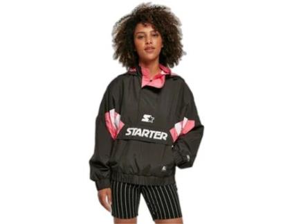 Casaco Impermeável À Prova De Vento Para Mulheres Urban Classics Starter Colorblock (XS)