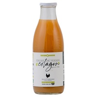 Caldo orgânico de ossos de frango e vegetais sem adição de sal 1 L (Frango) - Ecolagen