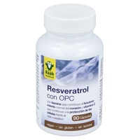 Resveratrol com opção antioxidante 90 cápsulas de 500mg - Raab