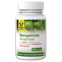Bergamota-alcachofra 100 cápsulas de 430mg - Raab