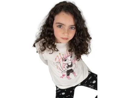 T-Shirt de Rapariga Charanga Caragata (Tam: 6/7 anS)