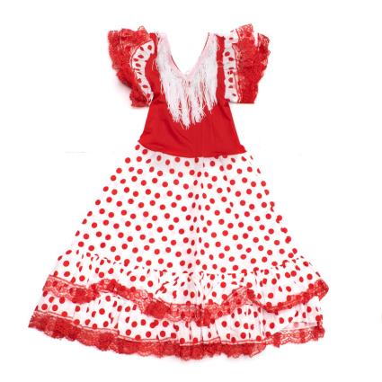 Flamenco Vsrblanclro10 Dress  10 Years Menina