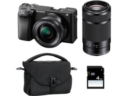 Kit Máquina Fotográfica SONY A 6400 + 16-50 + 55-210 (APS-C)