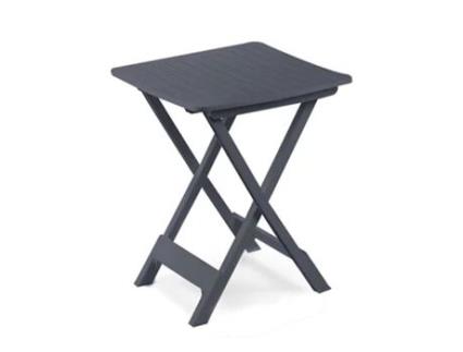 Mesa de Campismo Dobrável Mesa de Jardim Dobrável Mesa de Jardim Antracite URBAN LIVING (45x43x50cm)