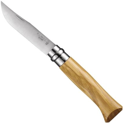 Opinel Pocket Knife No.08 Olive Wood Castanho,Prateado