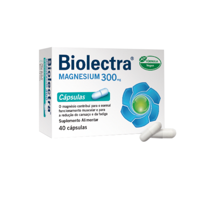 Biolectra Magnesium 300 mg Cápsulas 40 cápsulas