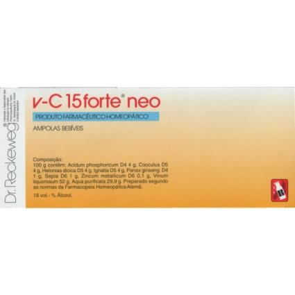 Dr Reckeweg V-C 15 Forte Neo - 10ml (x24 ampolas)