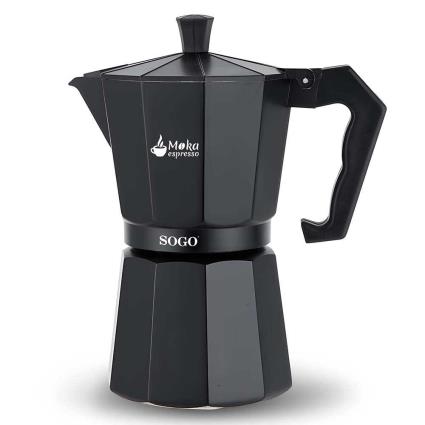 Sogo Caf-ss-7615 Moka Coffee Maker 9 Cups