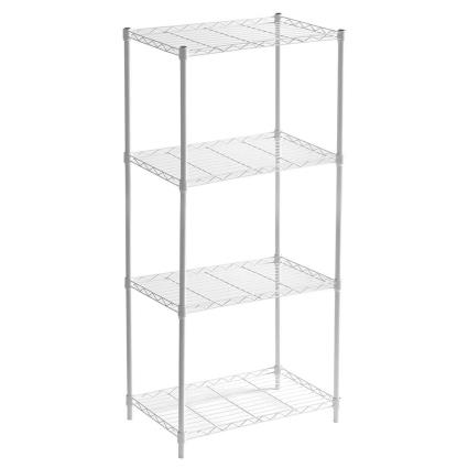 Catterhouse Klaus 4 56x35x120 Cm Metal Shelf With Grid Prateado