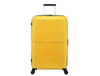 Mala De Viagem AMERICA TOUSRISTER Airconic (Grande 77Cm - 4 Rodas - 3,2 Kg) Amarelo
