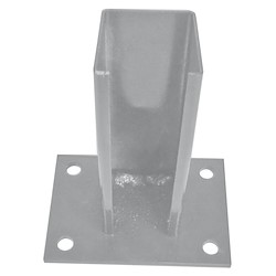 Base para poste METÁLICA 60MM BRANCO