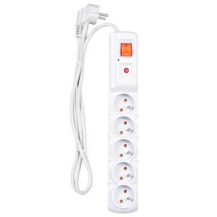 Hsk Data Acar F5 1.5 M Power Strip 5 Outlets With Switch