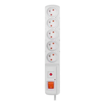 Hsk Data Alp-acarf5 5 M Power Strip 5 Outlets With Switch