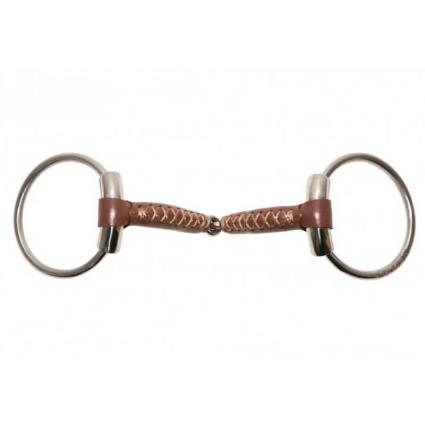 Metalab Pinchless 17 Mm Leather Snaffle  115 mm