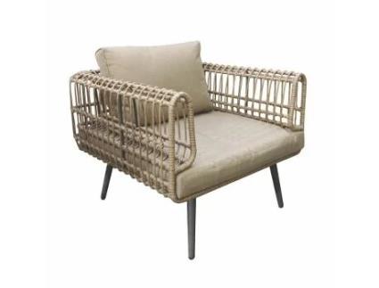Sofá de Exterior DUDECO (Aço - Bege)