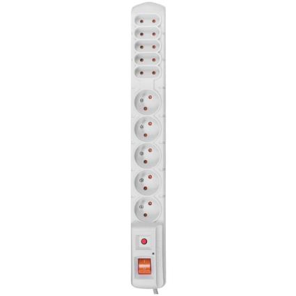 Hsk Data Alp-acars10---1n 3 M Power Strip 10 Outlets With Switch