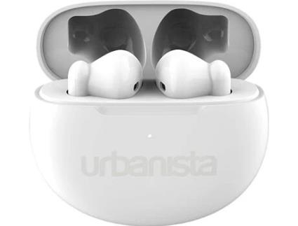Auriculares Bluetooth True Wireless URBANISTA Austin (In Ear - Microfone - Branco)