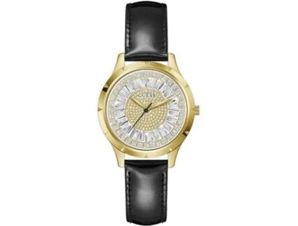 Relógio GUESS Mulher (Pele - Preto)