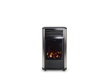 Aquecedor portátil a gás Manhattan Metalizado Fireside 3,4 kW